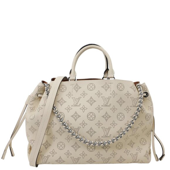 Louis Vuitton  Bella Mahina Leather Tote Bag Beige - Picture 1 of 14